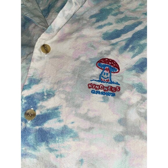 PacSun Tie Dye  “Kindness Grows” button down Shirt - Large - Picture 2 of 5